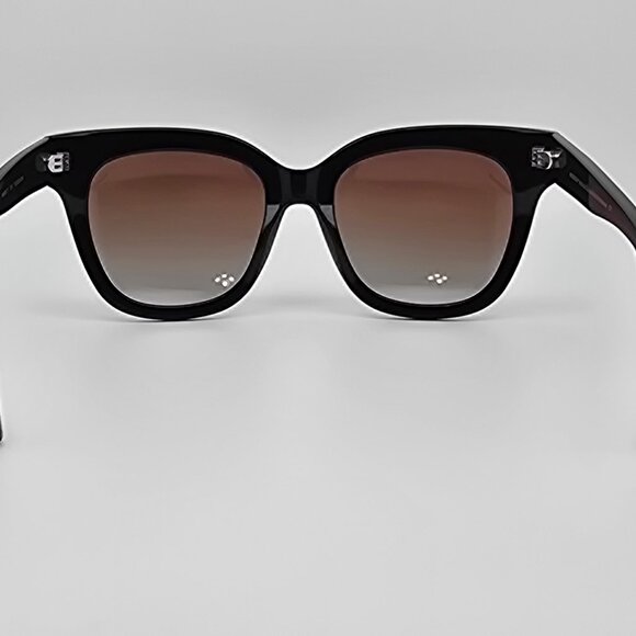 William Rast WR003P 01F Black Frame Polarized Brown Gradient Lens Sunglasses main image 9